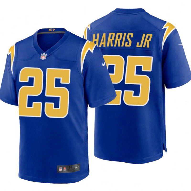 Men Los Angeles Chargers #25 Chris Harris Jr Nike Royal Game NFL Jersey